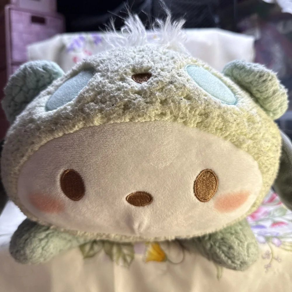 Sanrio Pochacco Panda Nesoberi Big Plush Doll 7x16